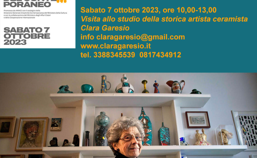 19a Giornata del Contemporaneo AMACI – 7 ottobre 2023 | Clara Garesio – Giuseppe Pirozzi – Ellen G.
